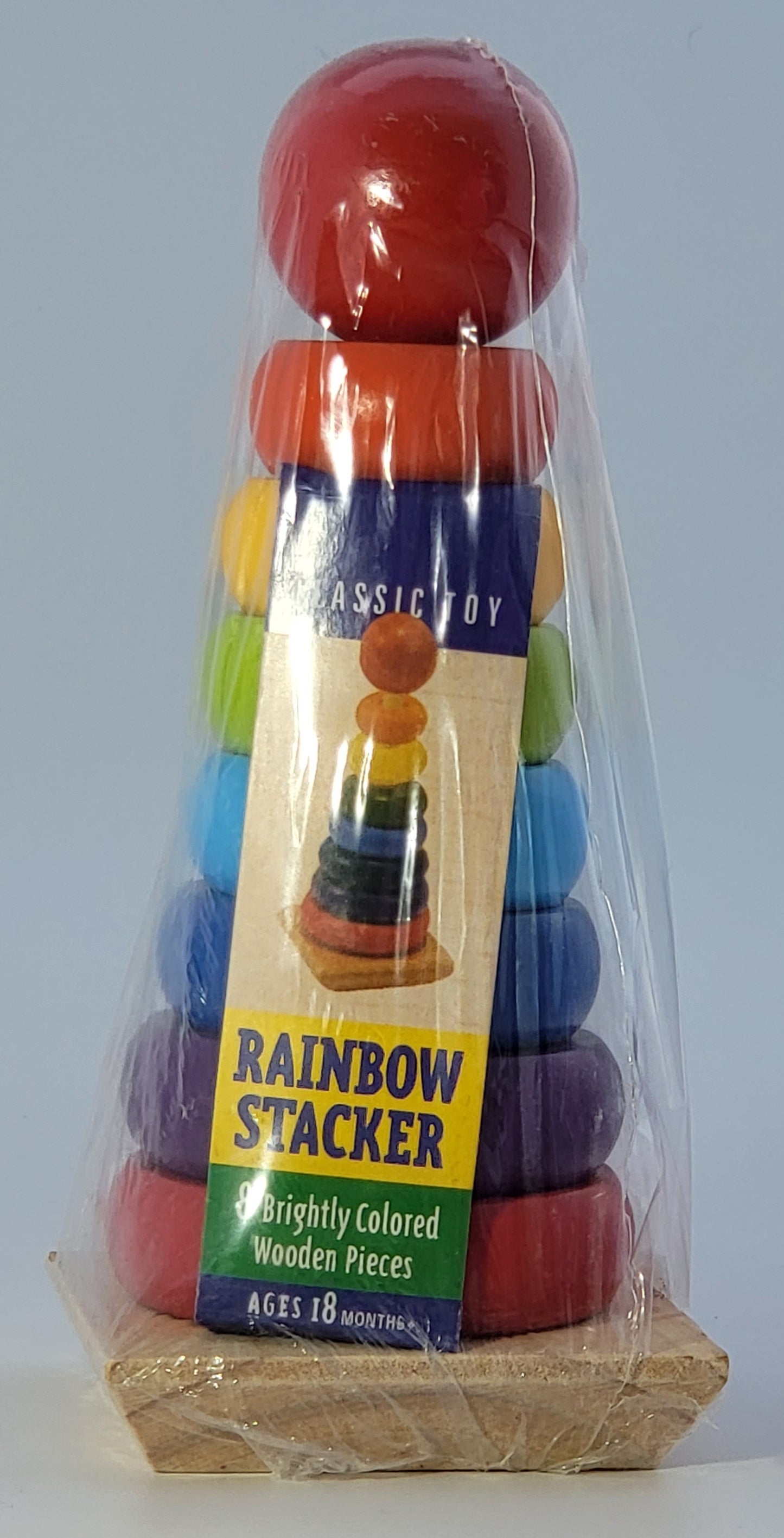 Traditional Rainbow Toy Stacker