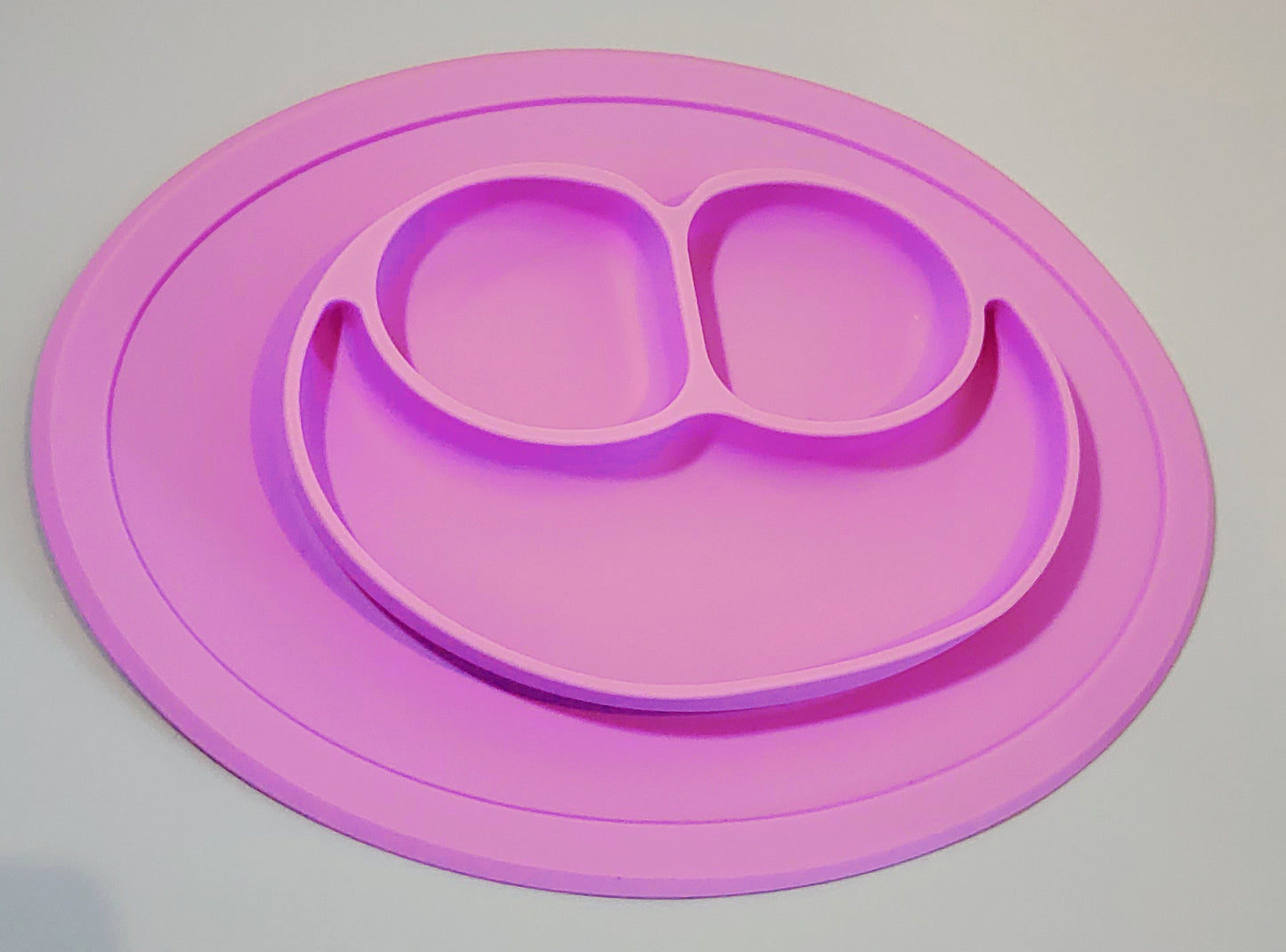 Silicone Baby Snack Mat Toddler Placemat Kids Happy Mat Suction Table Food Tray